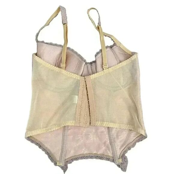 2 for $30 Knickerbox Peach Soft Lace Floral Festival Gypsy SZ 75C EU # 1113 - Picture 4 of 11